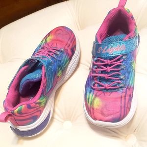 Skechers S-lights size 12 girls shoes